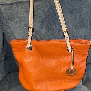 Orange Michael Kors Purse